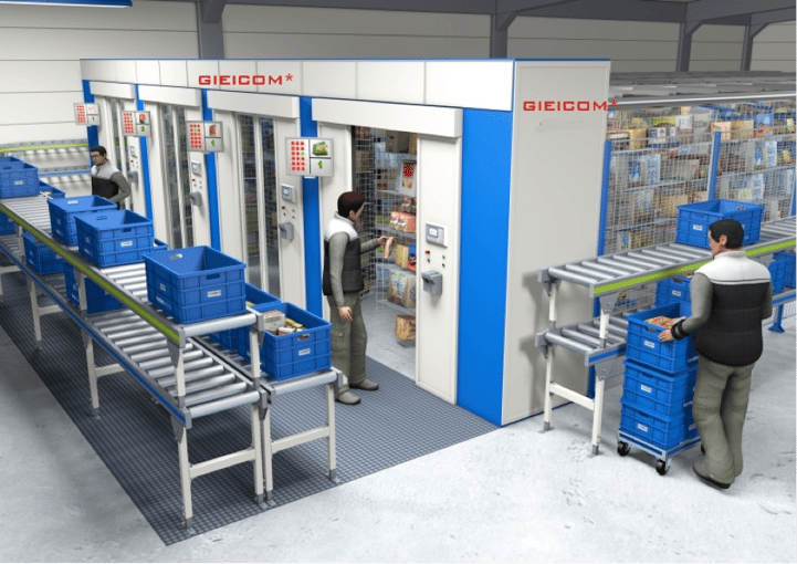 carrusel horizontal almacén automático